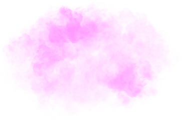 Pink Watercolor Splash Soft Cloud Brush