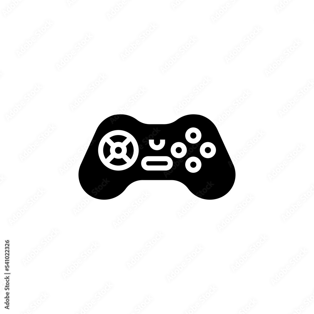 Poster stick game vector icon. computer component icon solid style. perfect use for logo, presentation, web