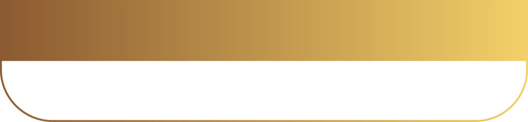 Obraz premium Golden gradient option bar, options template gold, text box title frame border