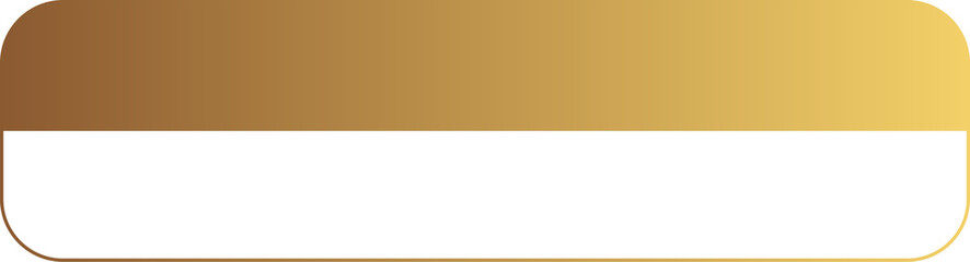 Golden gradient option bar, options template gold, text box title frame border