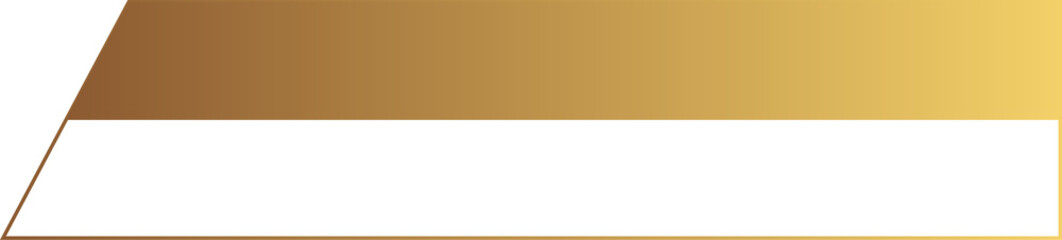 Golden gradient option bar, options template gold, text box title frame border