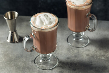 Warm Ski Lift Boozy Hot Chocolate Cocktail