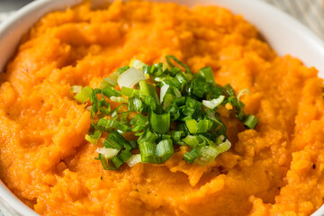 Healthy Homemade Mashed Sweet Potatoes