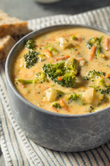 Homemade Healthy Broccoli Cheddar Soup