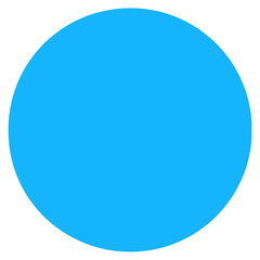 Cute circle shape in naive style illustration design. Trendy childish hand drawn clip art for design element and ornament