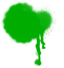 Dark green abstract graffiti spray painting brush