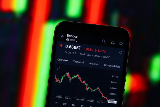 Bancor (BNT) editorial. Illustrative photo for news about Bancor (BNT) - a cryptocurrency
