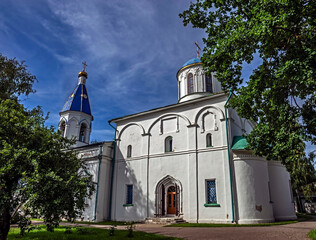 Nativity of the Virgin church, city of Volokolamsk, Russia. Constructed in 1535, rebuild in 1850