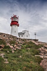 Fototapeta na wymiar Norway Lindesnes lighthouse