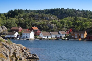 Fototapeta premium Skjernoya island in Vest-Agder, Norway