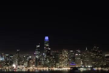 Foto op Canvas City Skyline at Night in San Francisco California  © Hunter