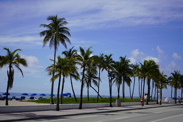 Fototapeta na wymiar Ft. Lauderdale Beach