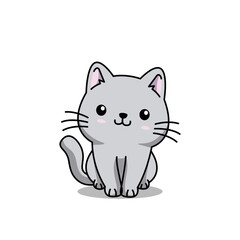 illustration cartoon of a cat