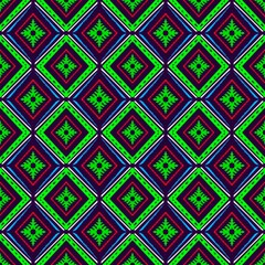 Seamless geometric folklore ornament, Tribal ethnic texture. Seamless striped pattern in Aztec style, Figure tribal embroidery, Scandinavian, Ikat pattern