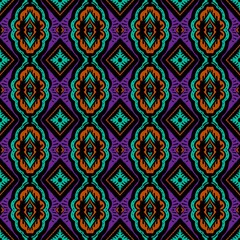 Seamless Pattern Ornament, Traditional, Ethnic, Arabic, Turkish, Indian Patterns suitable for any fabric and textile, wallpaper, packaging, Colorful Ethnic Festive Abstract Pattern