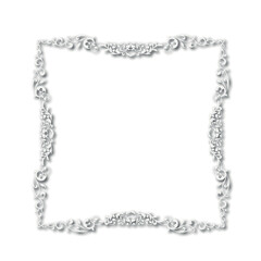 Frame, in the style of an ornament, Vector illustration eps 10, Art.	