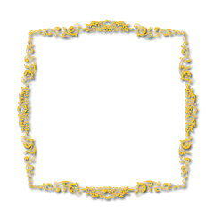 Frame, in the style of an ornament, Vector illustration eps 10, Art.	