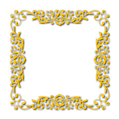 Frame, in the style of an ornament, Vector illustration eps 10, Art.	