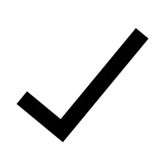 check mark sigh for graphic design element