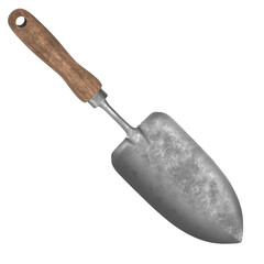 3d rendering illustration of a garden trowel