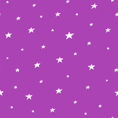 Fototapeta na wymiar Seamless pattern with stars.