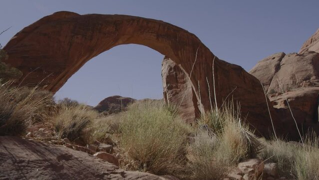 Rainbow Bridge national monument rock formation / Glen Canyon National Recreation Area, Utah, United States