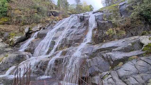Cascada del Caozo in the Valle del Jerte, Extremadura, C&aacute;ceres. Called the valley of water and cherry. 10/23/2022