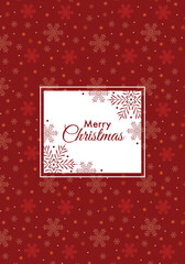 Decorative Christmas greeting card