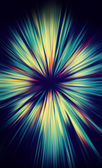 Fototapeta premium Zoom focus lines empty background set