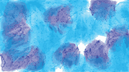 Watercolor Blue Foil Textured Background. Abstract Watercolor Splash Wallpaper
