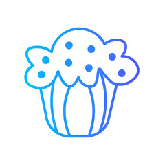 baby shower gradient icon