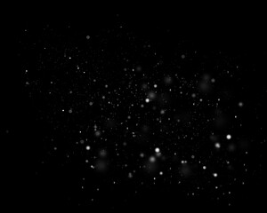 abstract bokeh background, overlay particles