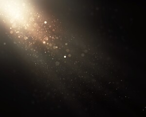 abstract bokeh background, overlay particles - obrazy, fototapety, plakaty