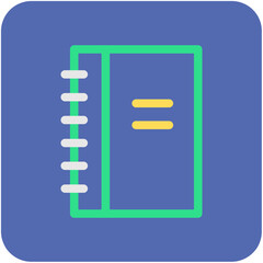 Notebook Vector Icon