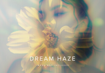 Dream Haze Overlay Photo Effect Mockup