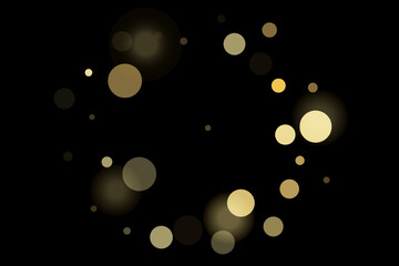 Gold glitter confetti, great design for any purpose. Party decor.