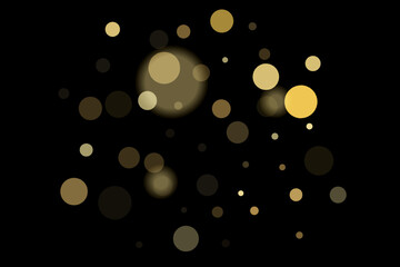 Gold glitter confetti, great design for any purpose. Party decor.