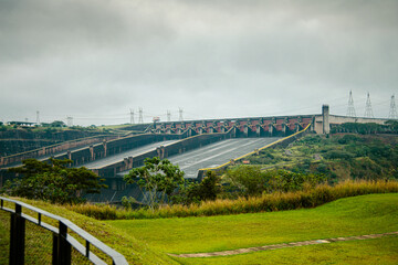 Itaipu hydroelectric plant - spillway view
