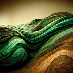 green soft wallpaper, generative ai