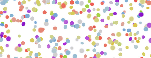 Multicolor confetti abstract background with a lot of falling pieces