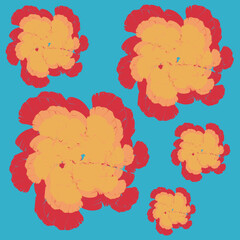 background with flowers