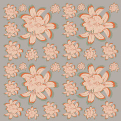 seamless pattern with flowers
