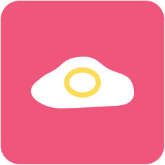 Fried Egg Vector Icon