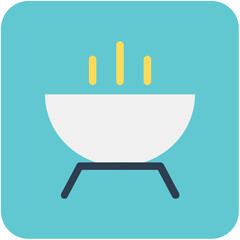 Barbecue Grill Vector Icon