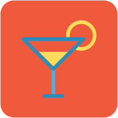 Cocktail Vector Icon