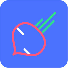 Turnip Vector Icon