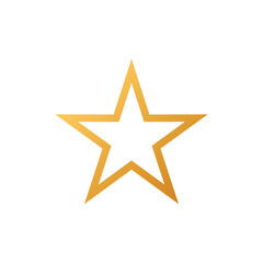 Obraz premium Decorative Star Icon Vector Logo Template