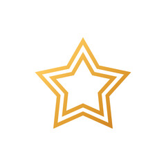 Obraz premium Decorative Star Icon Vector Logo Template