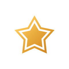 Decorative Star Icon Vector Logo Template