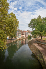 View of a region in Strasbourg, France, known as Petite France.